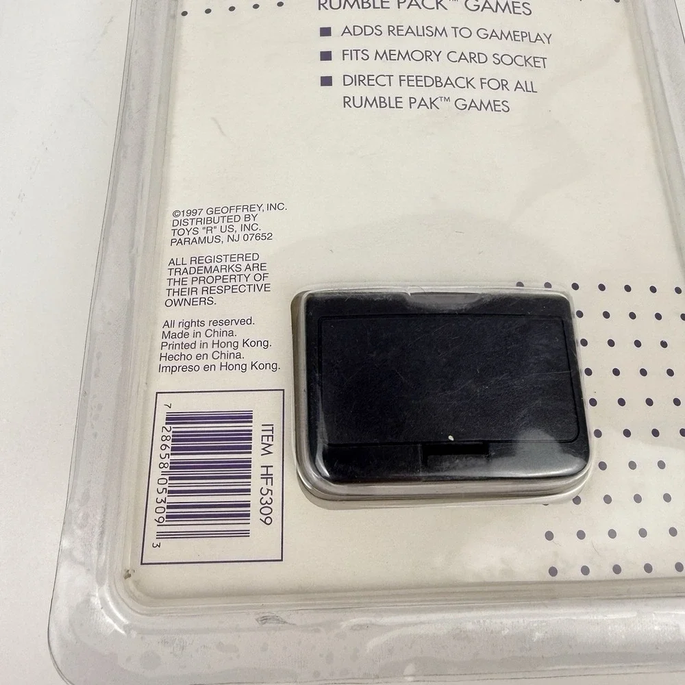 High Frequency N64 Force Pack For Nintendo 64 Rumble Pack Brand New Sealed
